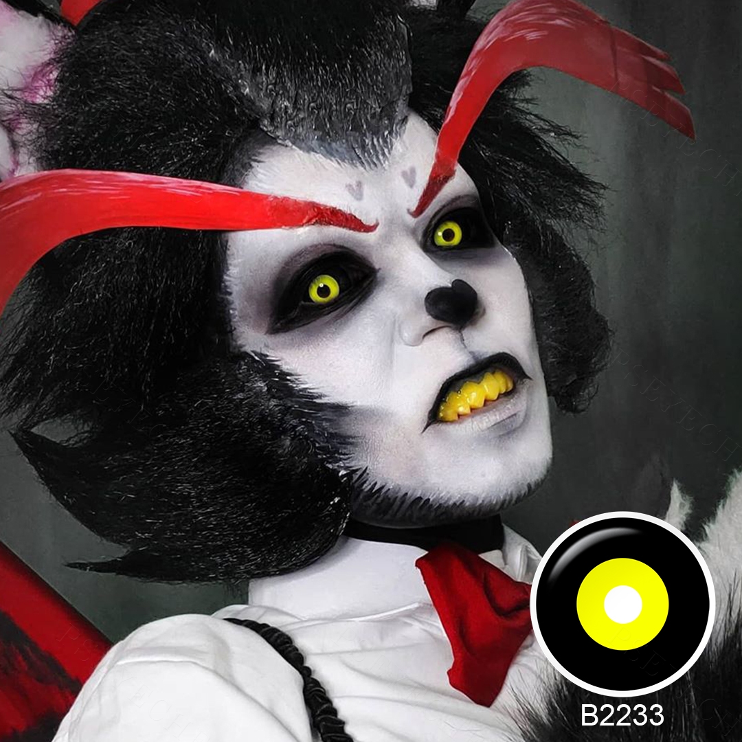 Free Sample Pseyeche Sclera Lens Contact Lenses Black Red Sclera Lens 22mm Cosplay Halloween Use Sclera Lens Contact Lenses