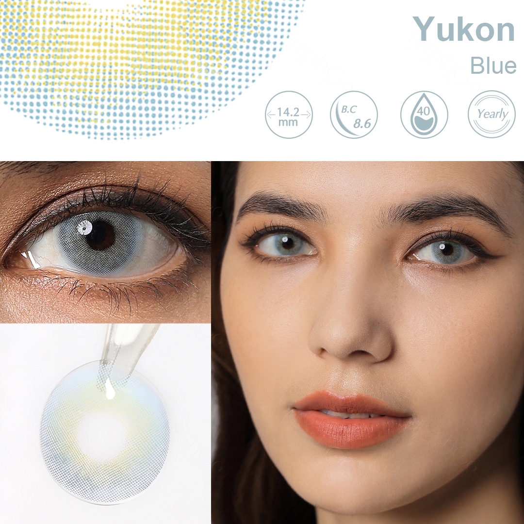 Freshgo HOT New Series Yukon Contact Lenses 4 Natural Color Eye Contact Lenses Soft Eye Lens Comfortable Lentes De Contacto