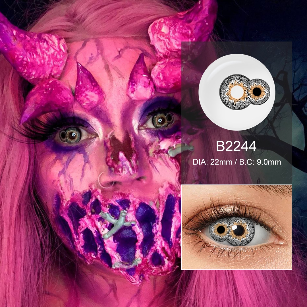 Big Eye Crazy Lens 22mm Sclera Lenses PSEYECHE Halloween Costume Contacts Cosplay Sharingan Contact Lenses