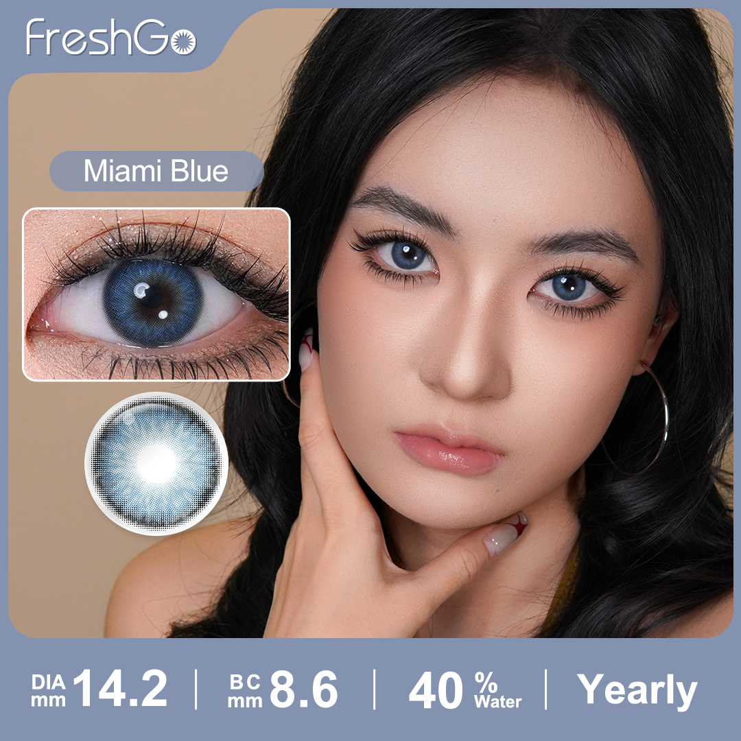Free Shipping Freshgo New Arrival Iris Contact Lenses 14.2 Natural Colored Contact Lenses 2026  Fashion Colored Contact Lenses