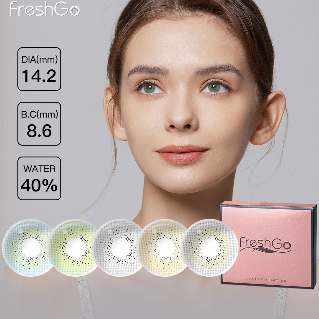 Free Sample Freshgo Ocean Contact Lenses Wholesale Soft Contact Lenses Eye Color Contact Lenses Wholesale Lensa Kontak Lentillas