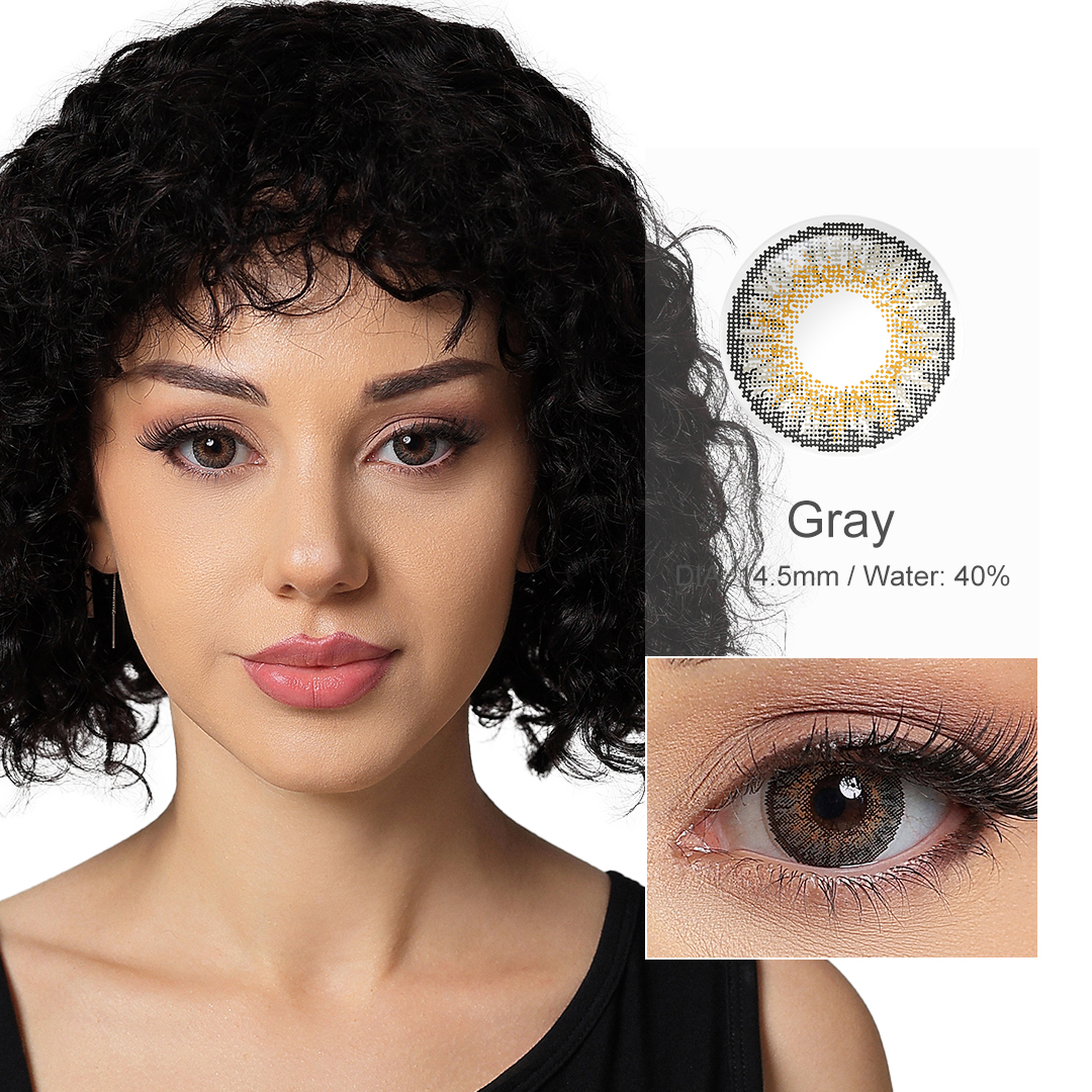 Free Samples Freshgo Gray Colors Colored Contact Lenses Softlens Natural Colored Contact Lenses Les Lentilles Lenses De Contact