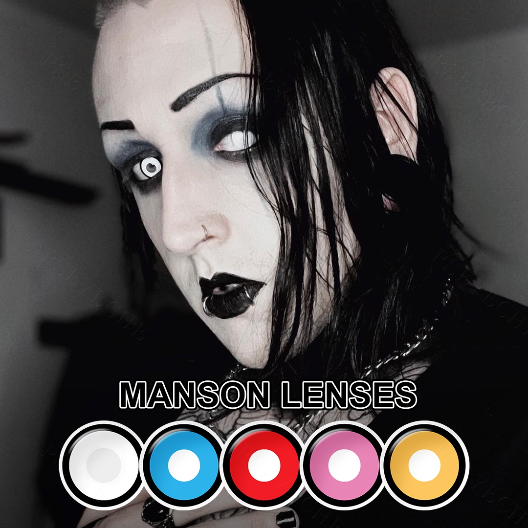 Hot Sale Halloween Sharingan Eye Contact Lenses Soft Yearly Japan Cartoon Red Color Contact Lens
