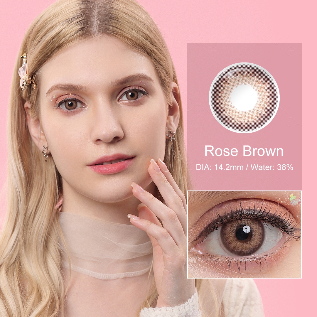 Free Shipping Magister FLORA Natural Colored Contact Lenses Black Circle Eye Lenses Medical Contact Lenses Lentes De Contato