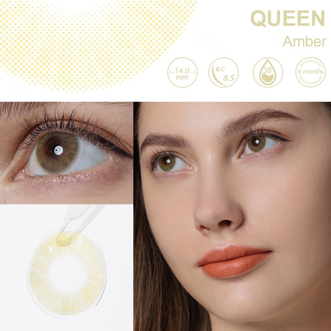 Free Sample Magister QUEEN Eye Cosmetic Contact Lenses Contact Lens Soft Lens Colored Contact Lenses Wholesale Lensa Kontak