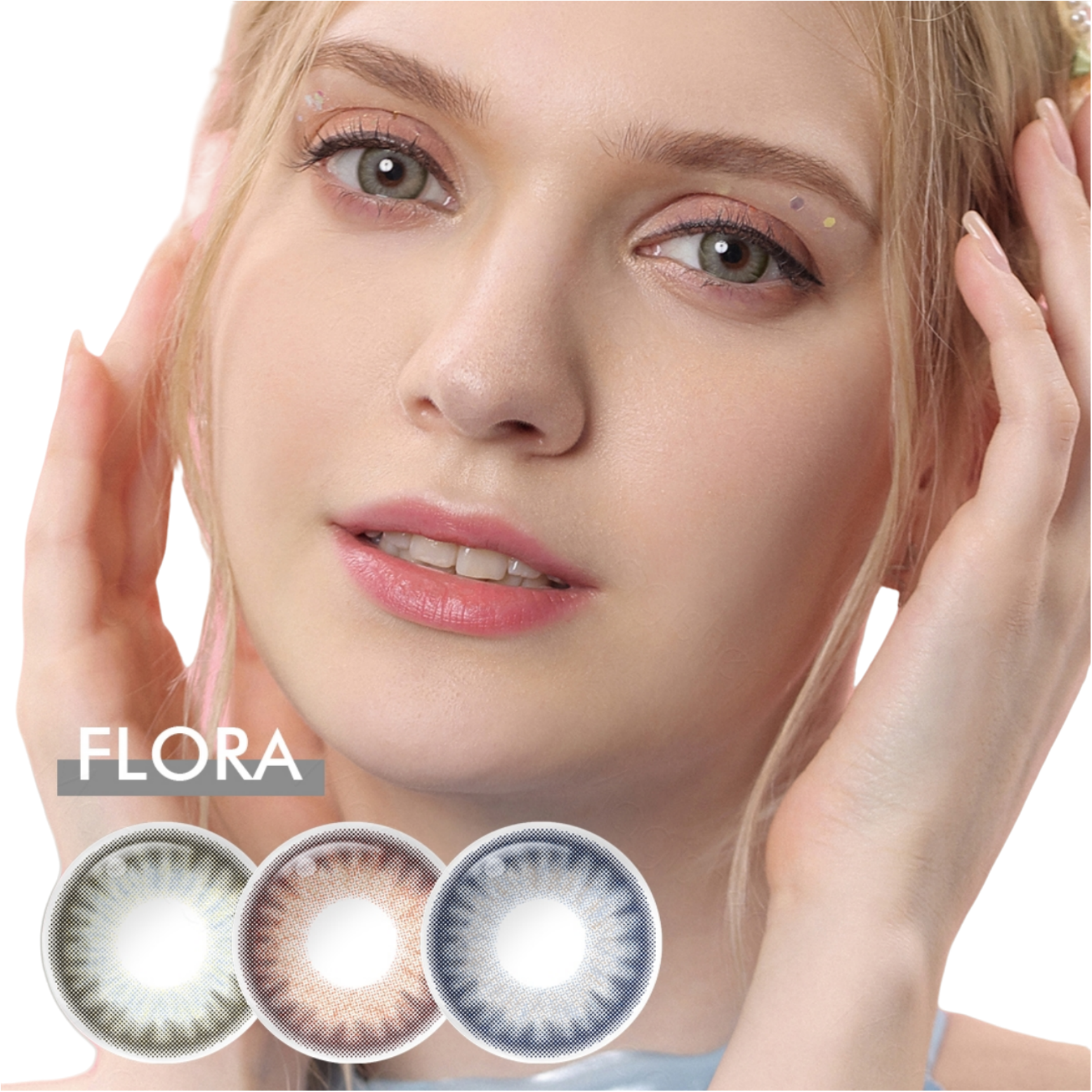 Free Shipping Magister FLORA Natural Colored Contact Lenses Black Circle Eye Lenses Medical Contact Lenses Lentes De Contato