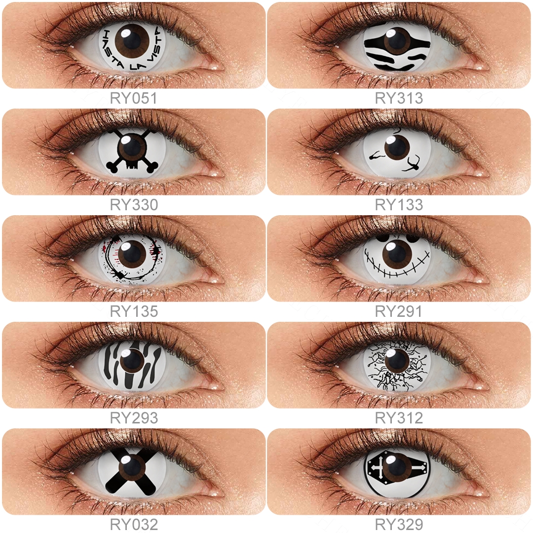 Zebra Print Contact Lenses