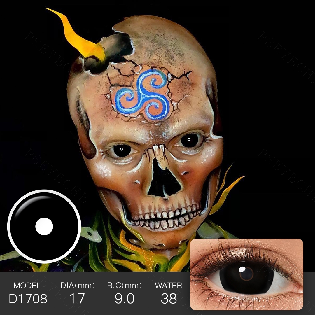 All Black Mini Sclera Lenses