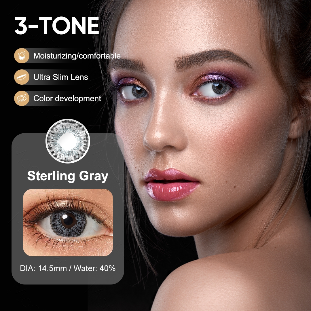 Free Sample Freshgo 3 Tone Contact Lenses Eye Contact 1 Year 14.5mm Eye Lens Contact Lenses Wholesale Eye Lens Kontaktlinsen