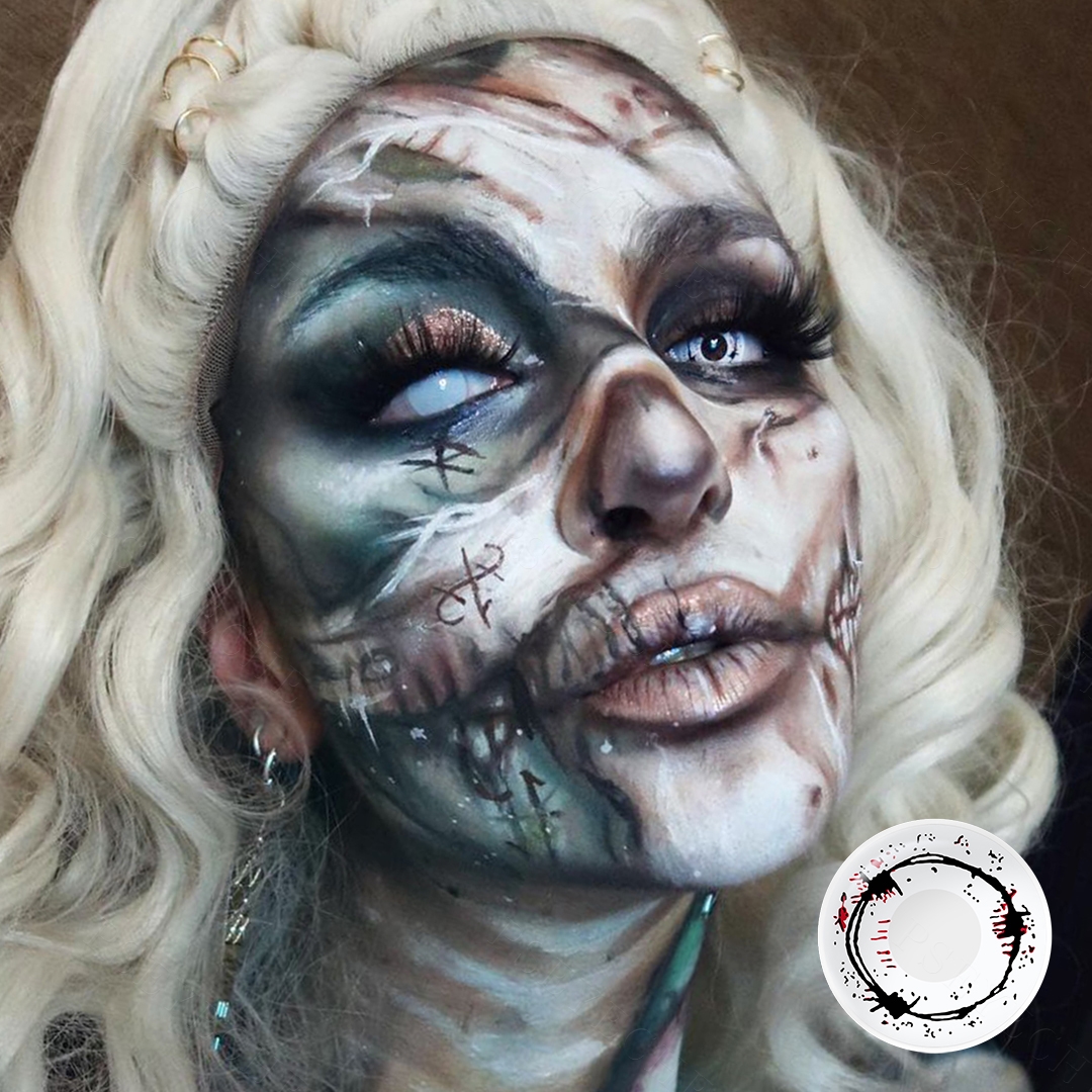 Pseyeche Spooky Halloween Contact Lenses Hollywood Eye Cosplay Soft Lens Lente De Contacto a Color Lente De Contacto chelsea