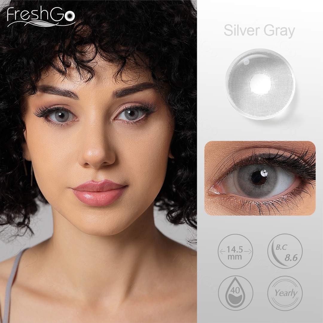 Free Sample Freshgo Broadway Colored Contact Lenses Private Label Contact Lenses Best Seller Lava Gray Eye Lens 14.5mm Lentilles