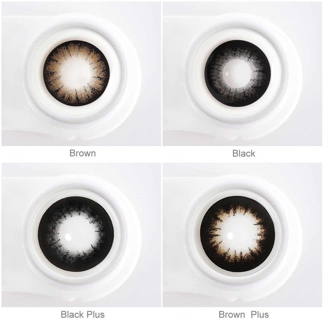Free Shipping Power Lens 16mm Colour Contact Lenses Custom Brand Logo Eye Contacts Prescription 1.00-6.00 Eye Contact Lenses