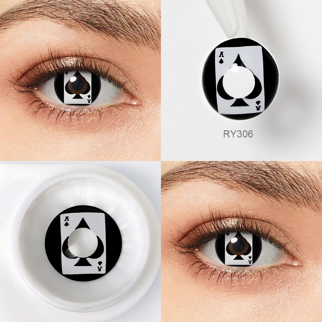 Free Shipping Pseyeche Halloween Contacts Cosplay Eye Contacts sharingan Lens Colored Contact Lenses Lentes De Contacto