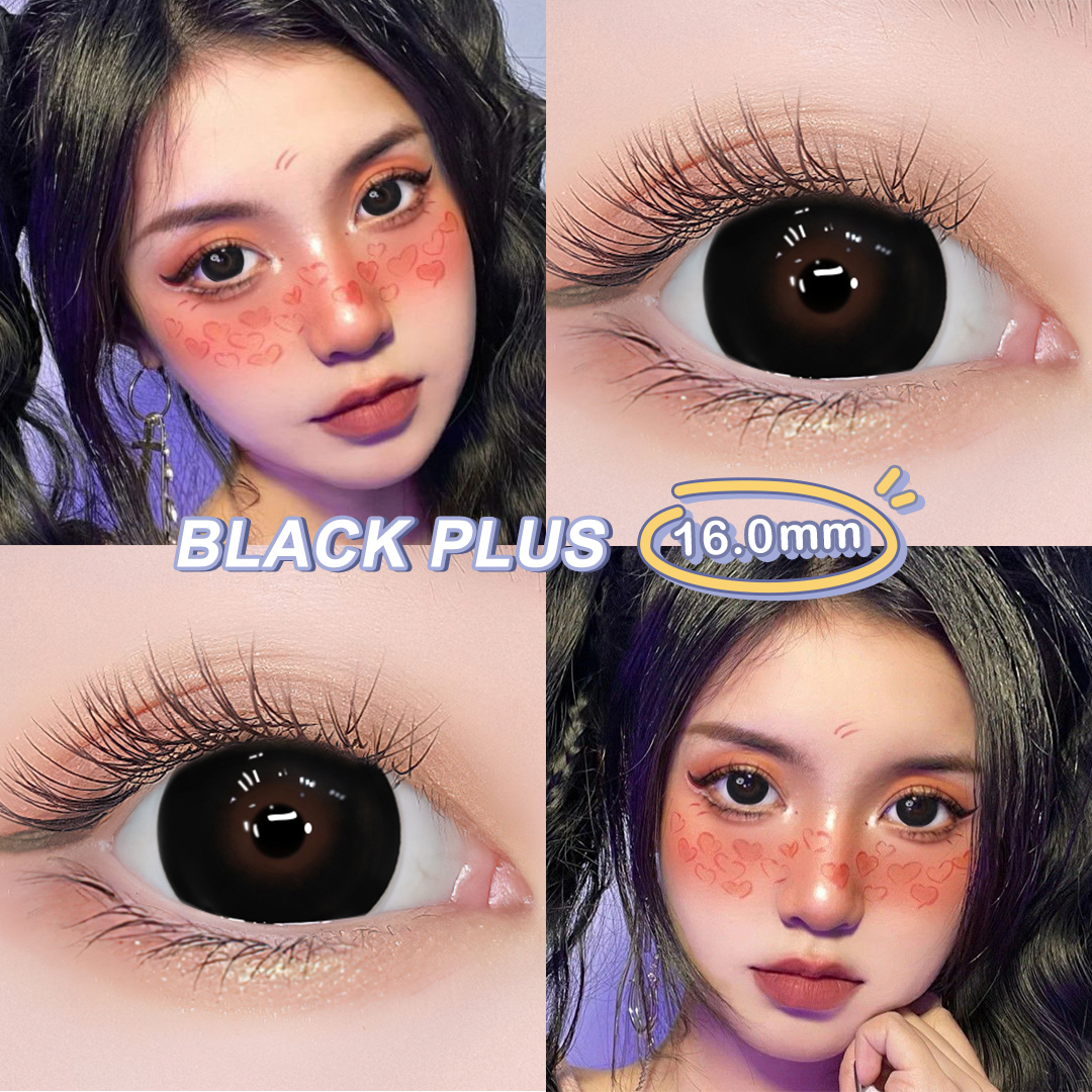 Free Shipping Magister  Eye Contact Lenses 16mm Black Contact Lenses Supersize Eye Lens Lentilles  Lentes De Contacto Lentilles