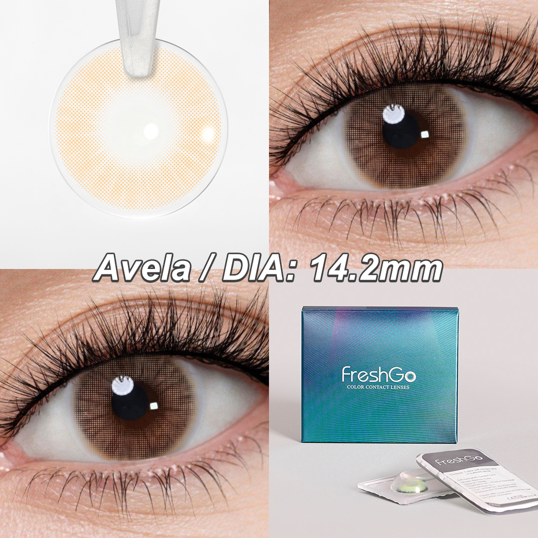 Free Sample Freshgo HIDROCOR Eye Contact Lenses Color Contact Lens Cosmetic Contact Lenses Lentes De Contacto Lentille Optique