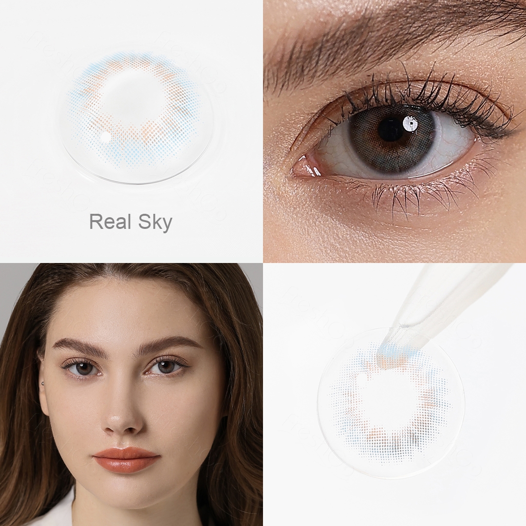 Free Freshgo Colour Contact Lenses Wholesale Colored Contacts Cosmetic Contact Lenses 14.2mm Eye Lens Lentes De Contato