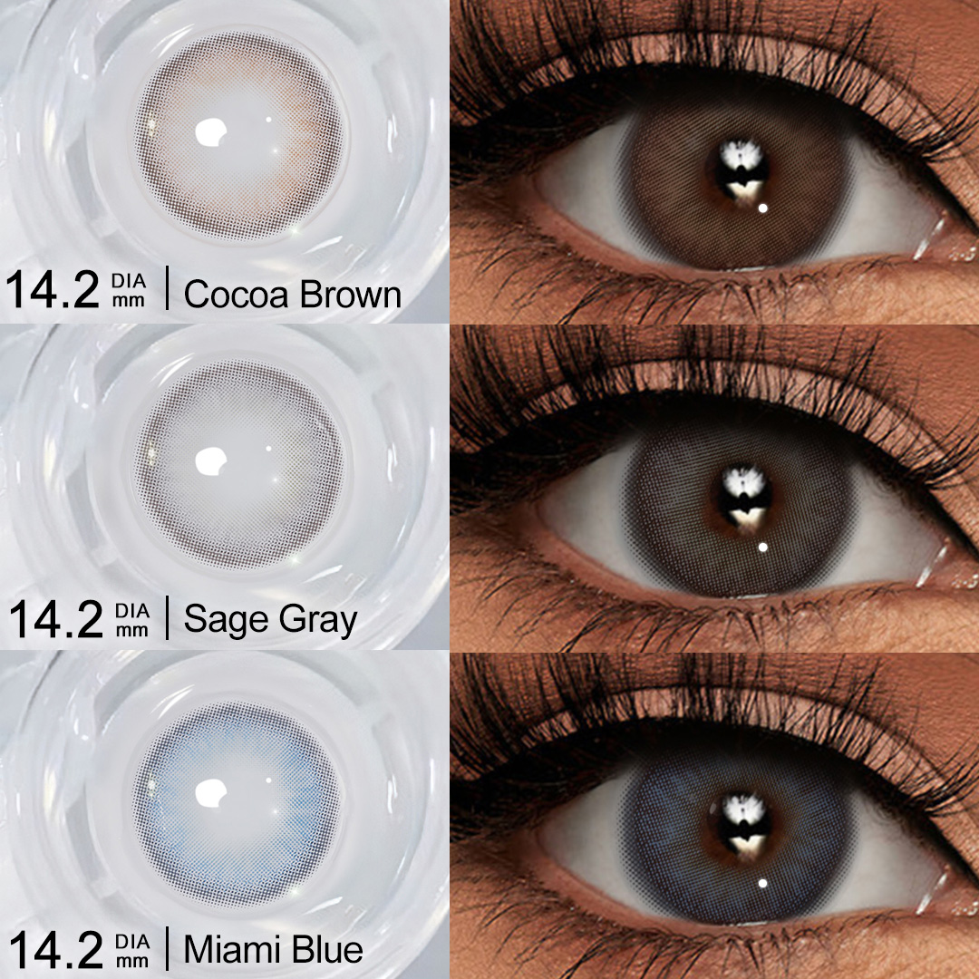 Free Shipping Freshgo Cosmetic Colored Contacts Eye Lenses 1 Year Natural Contact Lens Wholesale Eye Lenses for Women