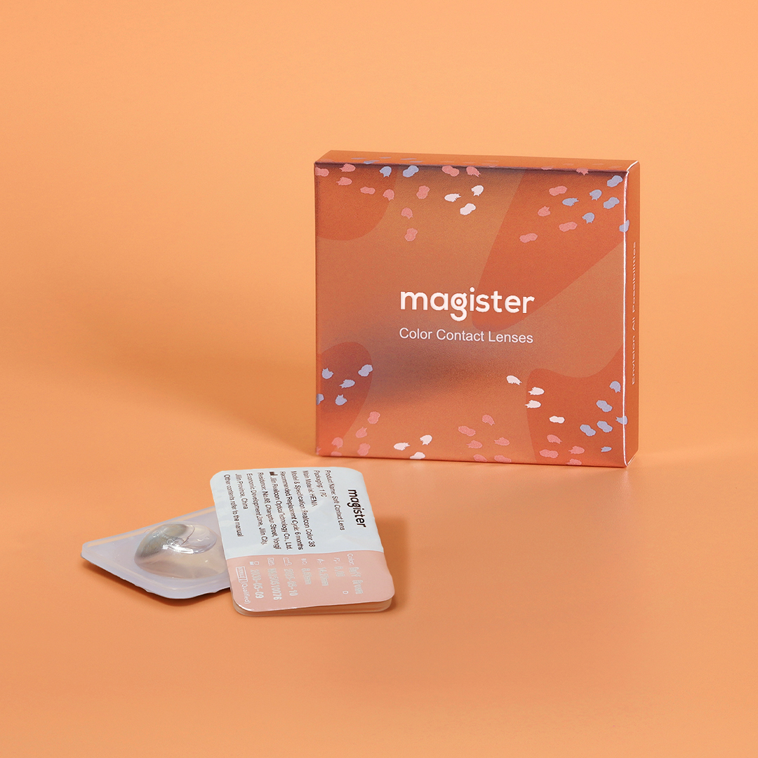 Hot Sales Custom Packaging Eye Lenses Box Color Contact Lens Case OEM Paper Boxes Freshgo Cosmetic Eye Wear Makeup Products