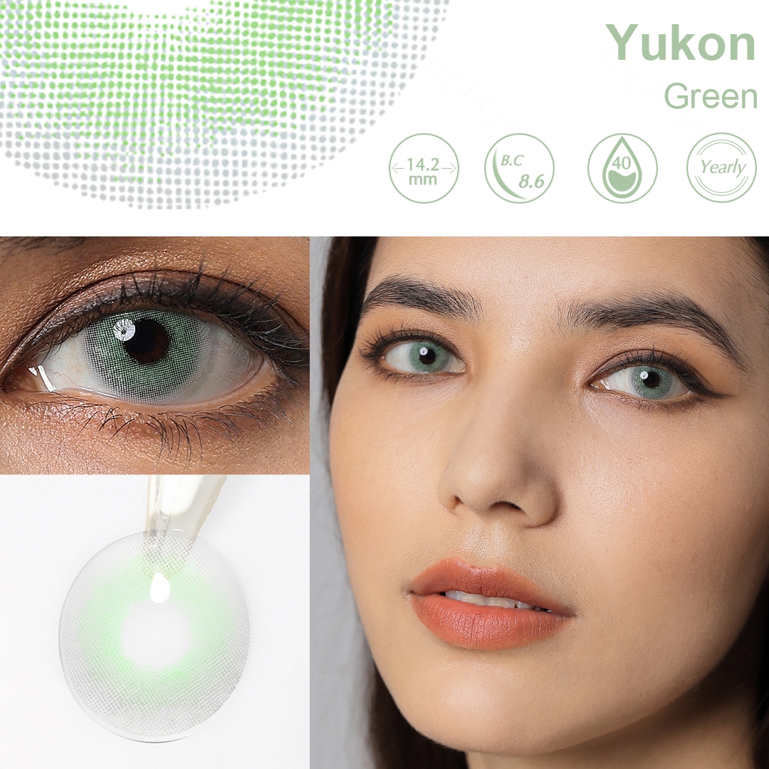 Freshgo HOT New Series Yukon Contact Lenses 4 Natural Color Eye Contact Lenses Soft Eye Lens Comfortable Lentes De Contacto