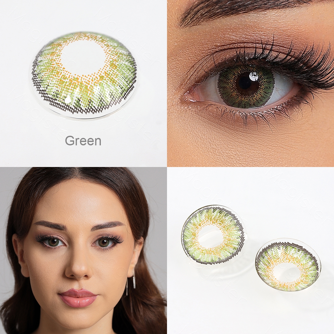 Free Shipping Magister Wholesale 3 Tone Contact Lenses Big Eye Contact Lenses 14.5mm Cosmetic Contact Lenses  Lentes De Contacto