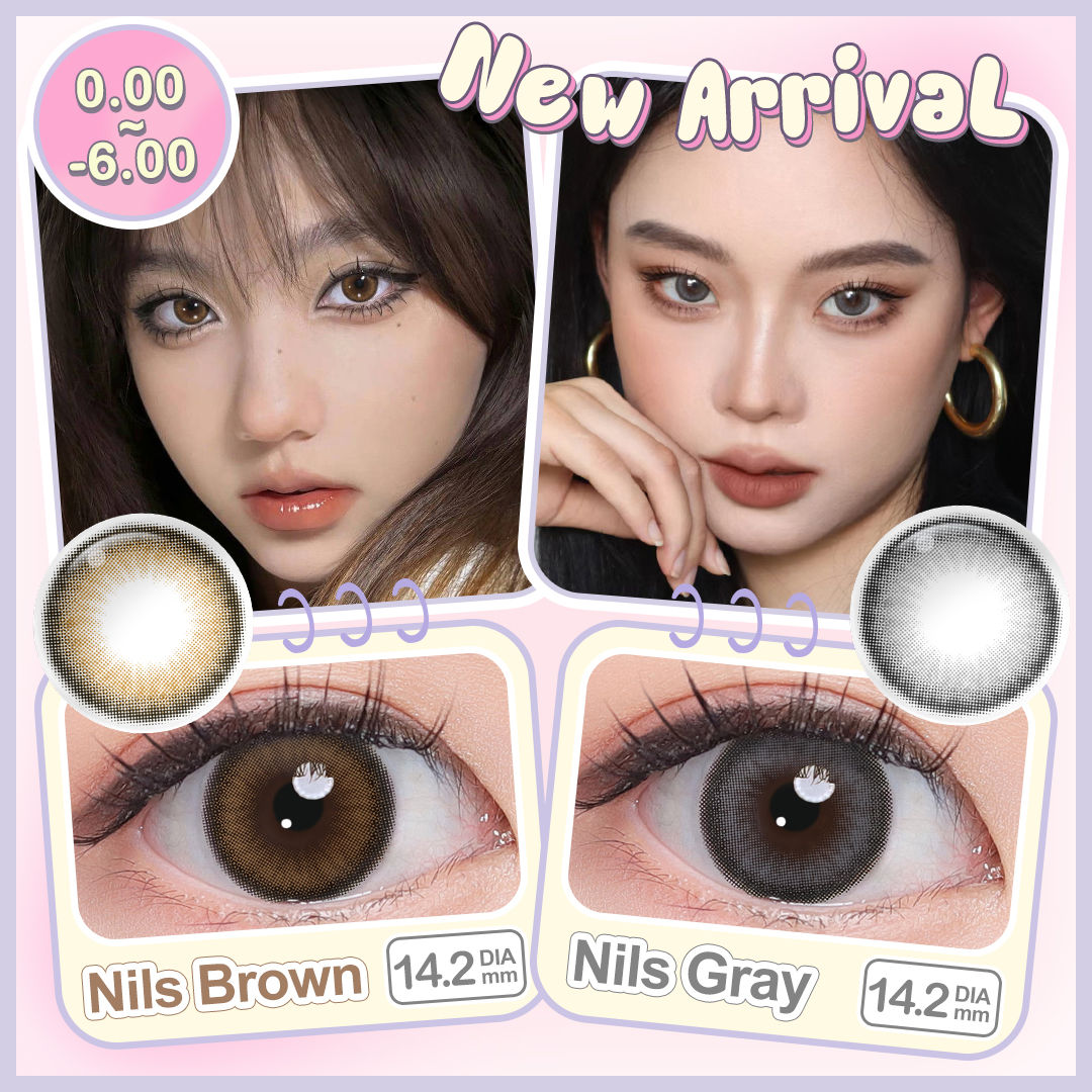 Free Sample Magister NILS Colored Contacts Color Lenses Eye Contact Soft Contact Lenses Lensa Kontak Lentilles De Lunettes