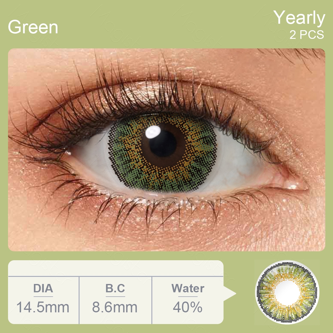 Free Shipping Fresh Natural Look 3 Tone Soft Lens Contacts Colored Eye Contact Lenses Wholesale 1 Year OEM Paper Box