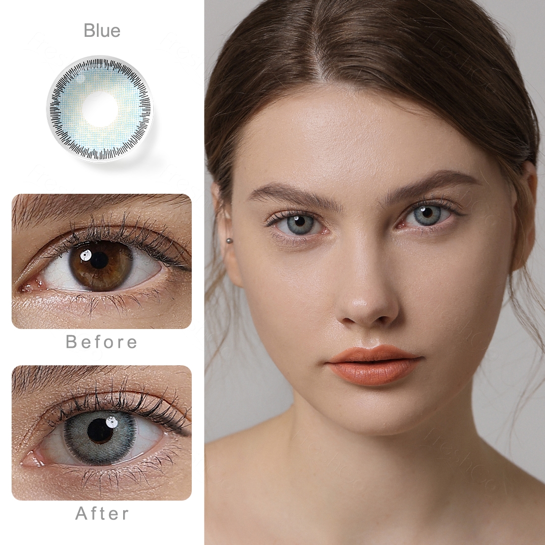 Free Samples Freshgo PREMIUM Soft Lens Cosmetic Contacts Natural Colored Contact Lenses Kolorowe Soczewki Kontaktowe Wholesale