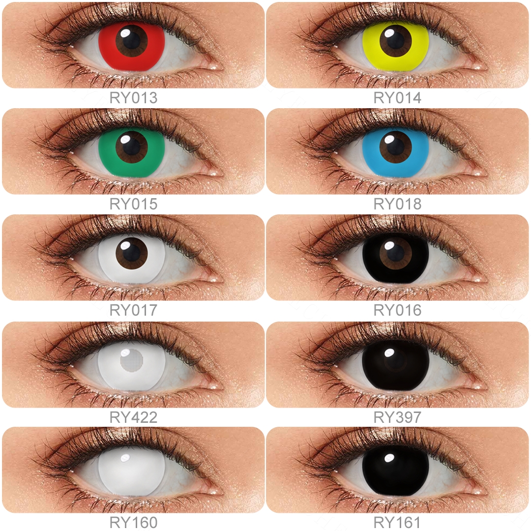 Free Shipping Pseyeche Halloween Contacts Crazy Sharingan Eye Lens Anime Cosplay Contact Lenses Eye Lens Lentes De Contacto