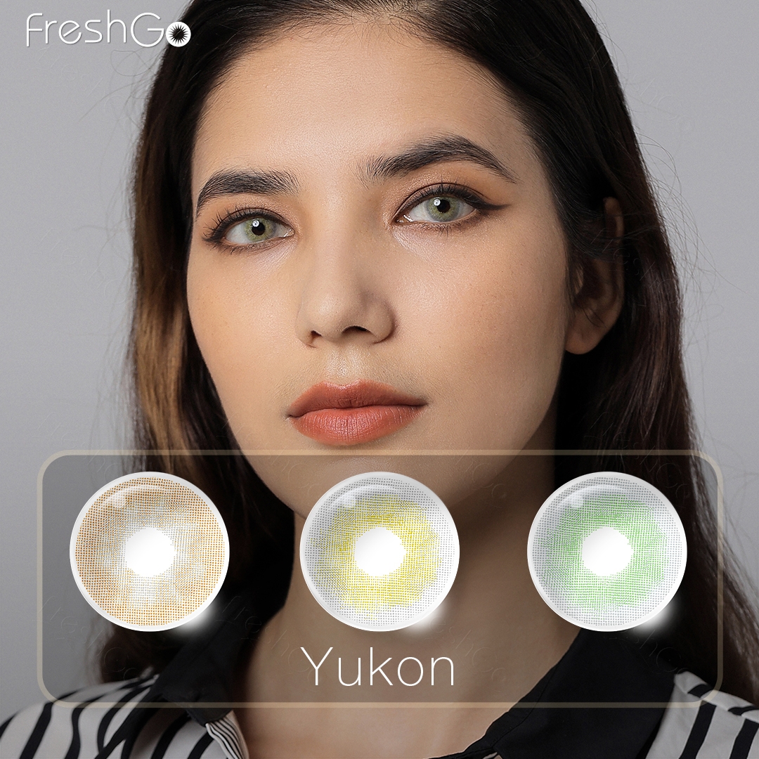 Freshgo HOT New Series Yukon Contact Lenses 4 Natural Color Eye Contact Lenses Soft Eye Lens Comfortable Lentes De Contacto