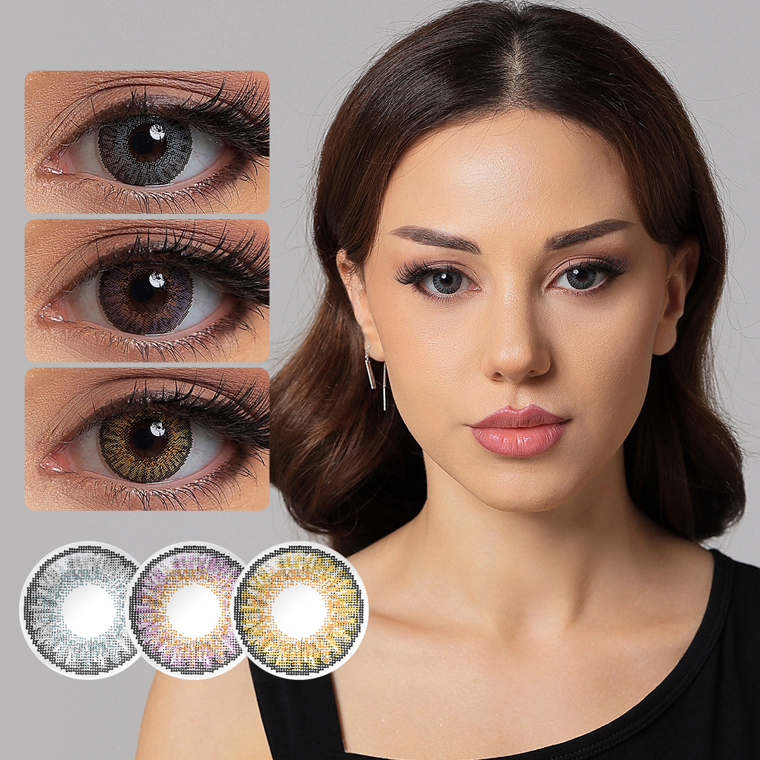 Free Samples Freshgo 3 Tone Eye Lens Eye Contact Lenses Contact Smart Contact Lenses Yearly Contactos De Colores Kontaktlinsen