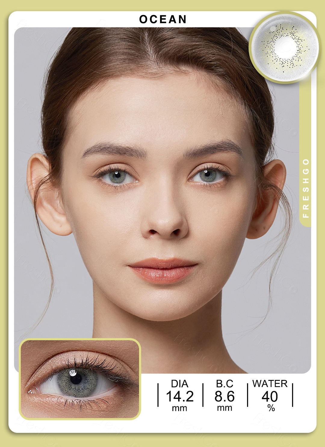 Sky Gray Contact Lenses