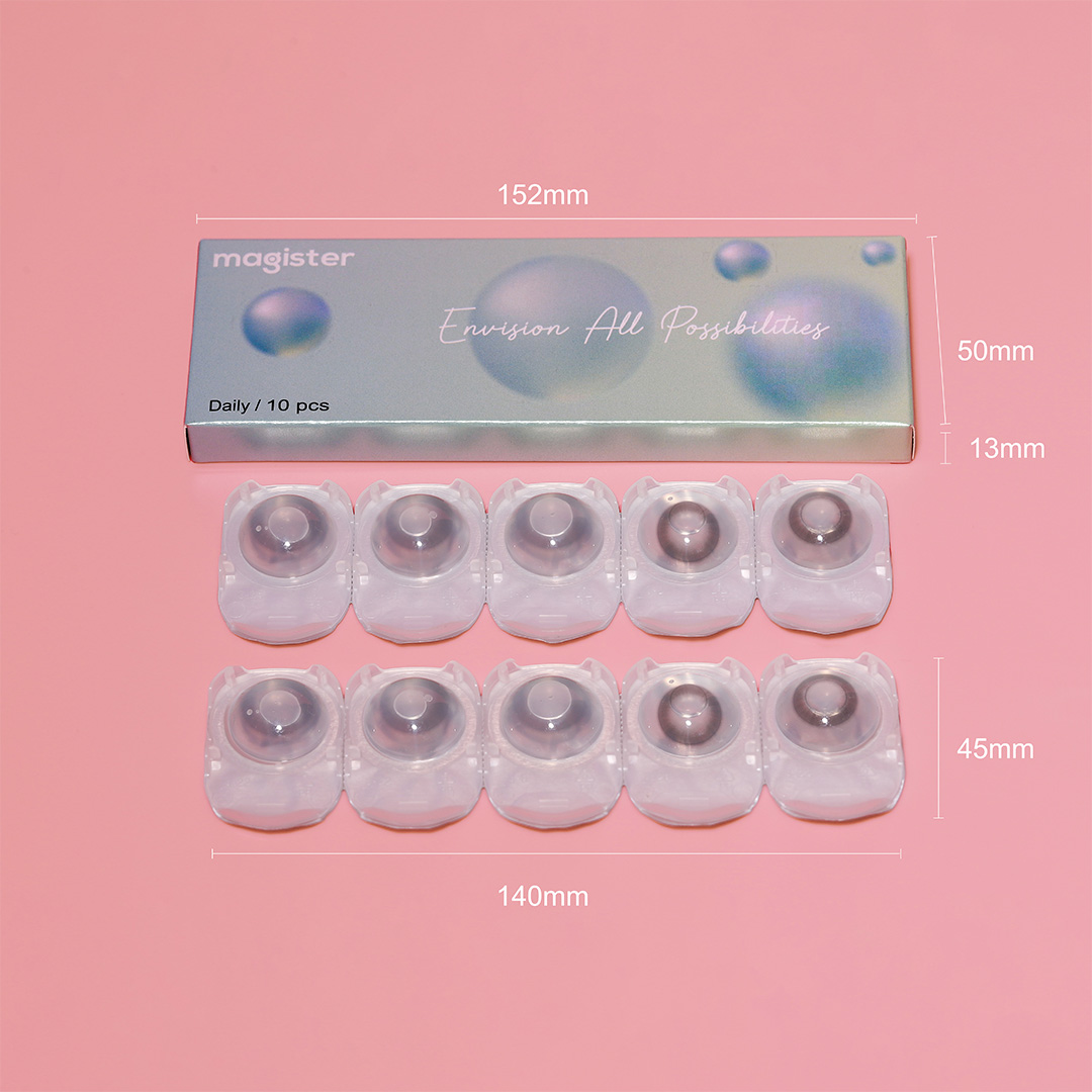 Free Shipping Daily Contact Lenses Magister 5 Pairs Per Box Colored Contacts 50% Water One Day Eye Contact for All Day Comfort