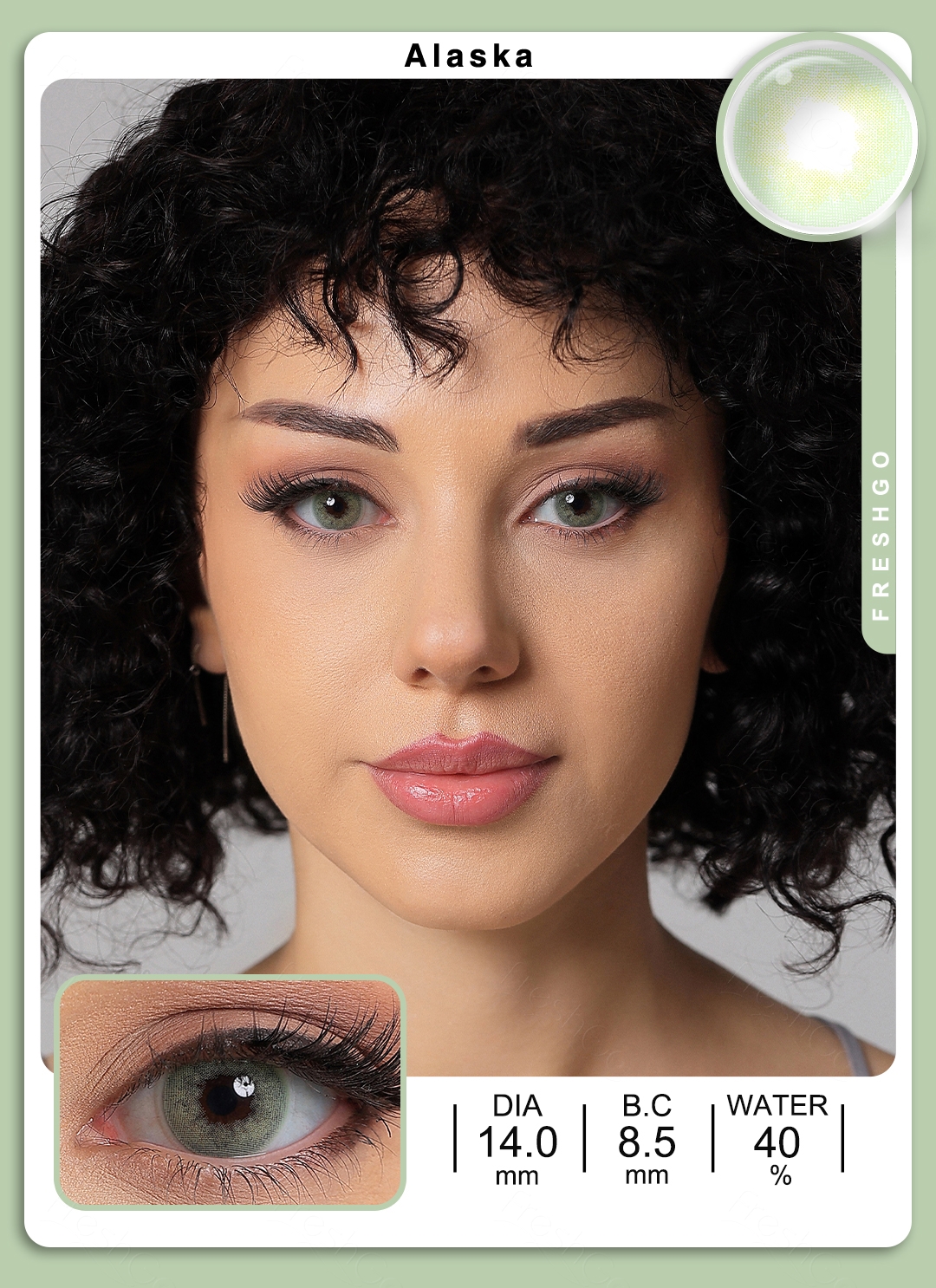 Freshgo Alaska series Sage Green