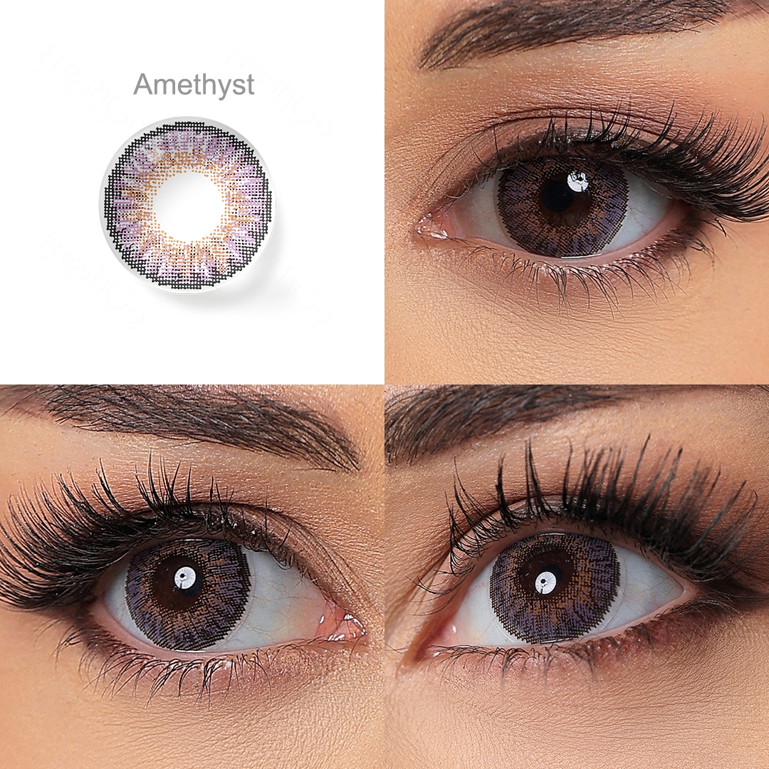 Free Shipping Cheap Colored Contacts 3 Tone Contact Lenses for Eyes Wholesale  Lenses Eye Contact Eye Lens Lentilles