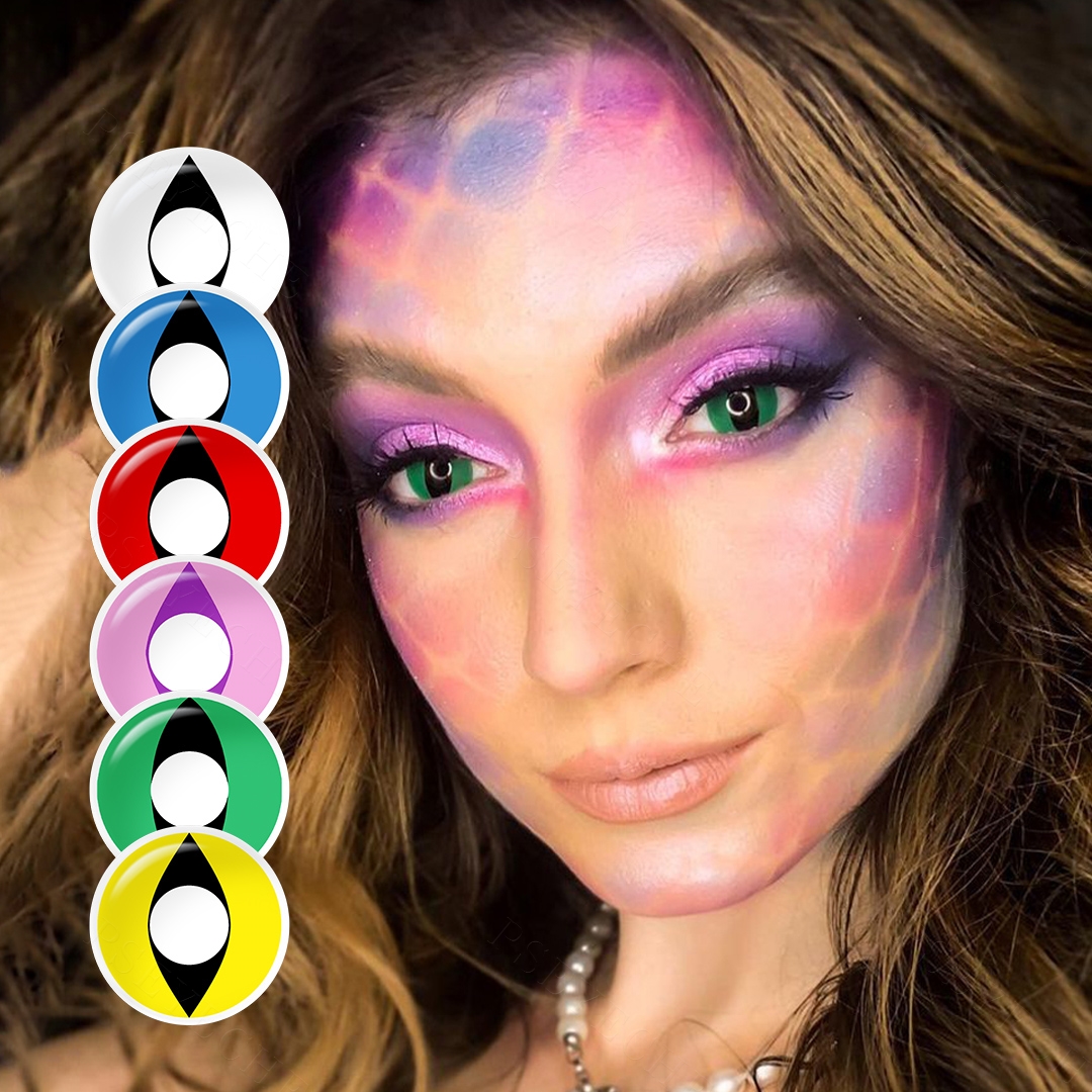 Free Shipping Items Pseyeche Halloween Contacts Crazy Sharingan Eye Lens Anime Cosplay Contact Lenses Lentes De Contacto