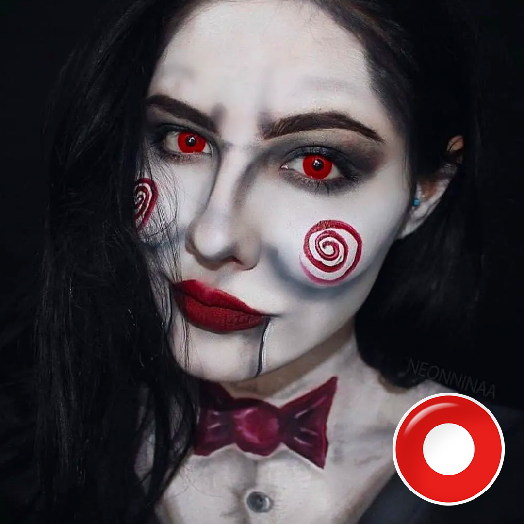 Free Pseyeche Blackout Contact Lens Pseyeche Hollywood Crazy Softlens Anime Cosplay Halloween Contacts Lenses Lentilles De Yeux