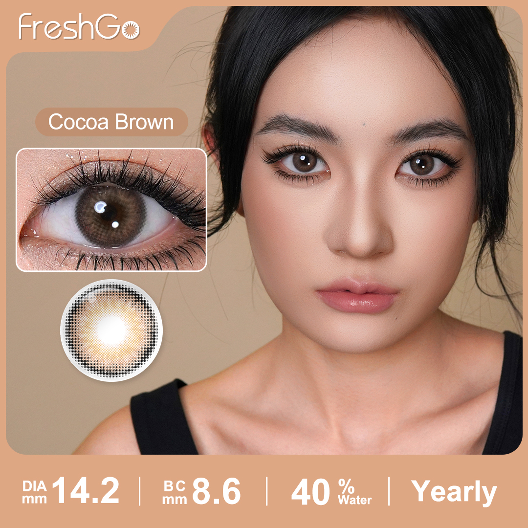 Free Shipping Freshgo New Arrival Iris Contact Lenses 14.2 Natural Colored Contact Lenses 2026  Fashion Colored Contact Lenses
