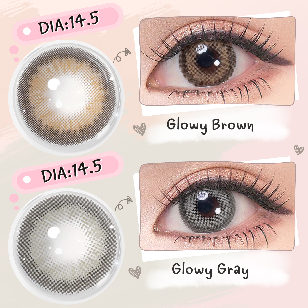 Free Sample Magister Glowy Color Contact Lens Contact Eye Color Lens Soft Contact Lenses Lentilles Photochromiques with Power