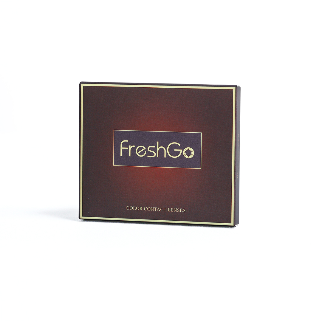 Hot Sales Freshgo 3 Tone Soft Lens Contacts Card Bord Colored Eye Contact Lenses Wholesale Paper Box Lentes De Contacto
