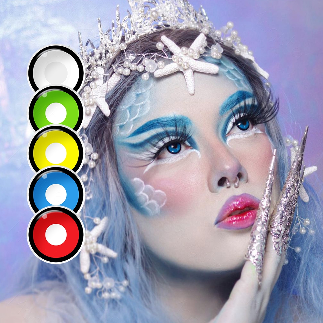 Magister Hot Crazy Colored Contact Lens Role-Playing Halloween Eye Lenses Free Shipping Yearly Sharingan Contact Lenses