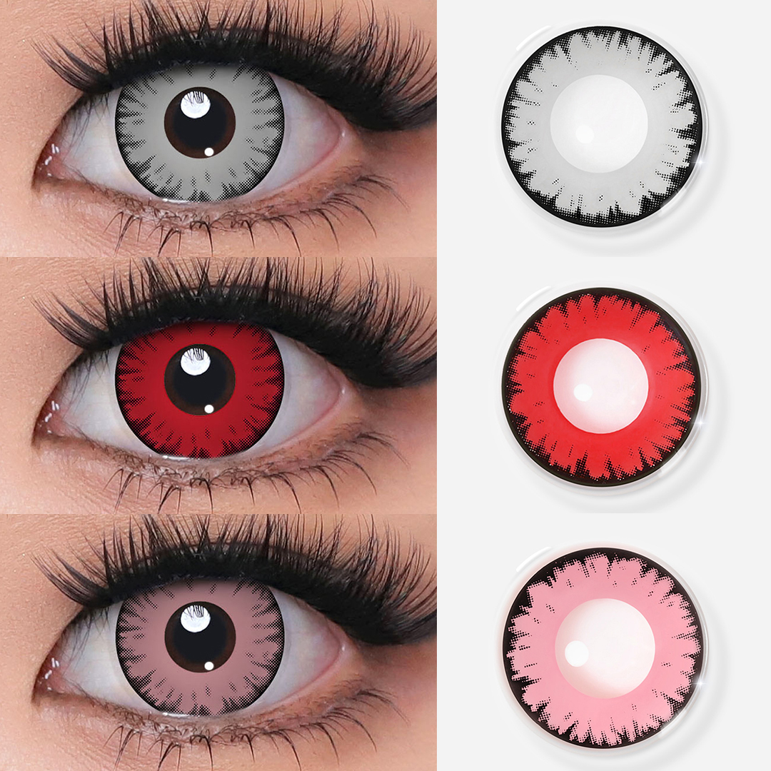 Free Sample Magister Cosplay Contact Lenses Halloween Contact Lenses sharingan Contact Lenses  Lentes De Contacto Halloween