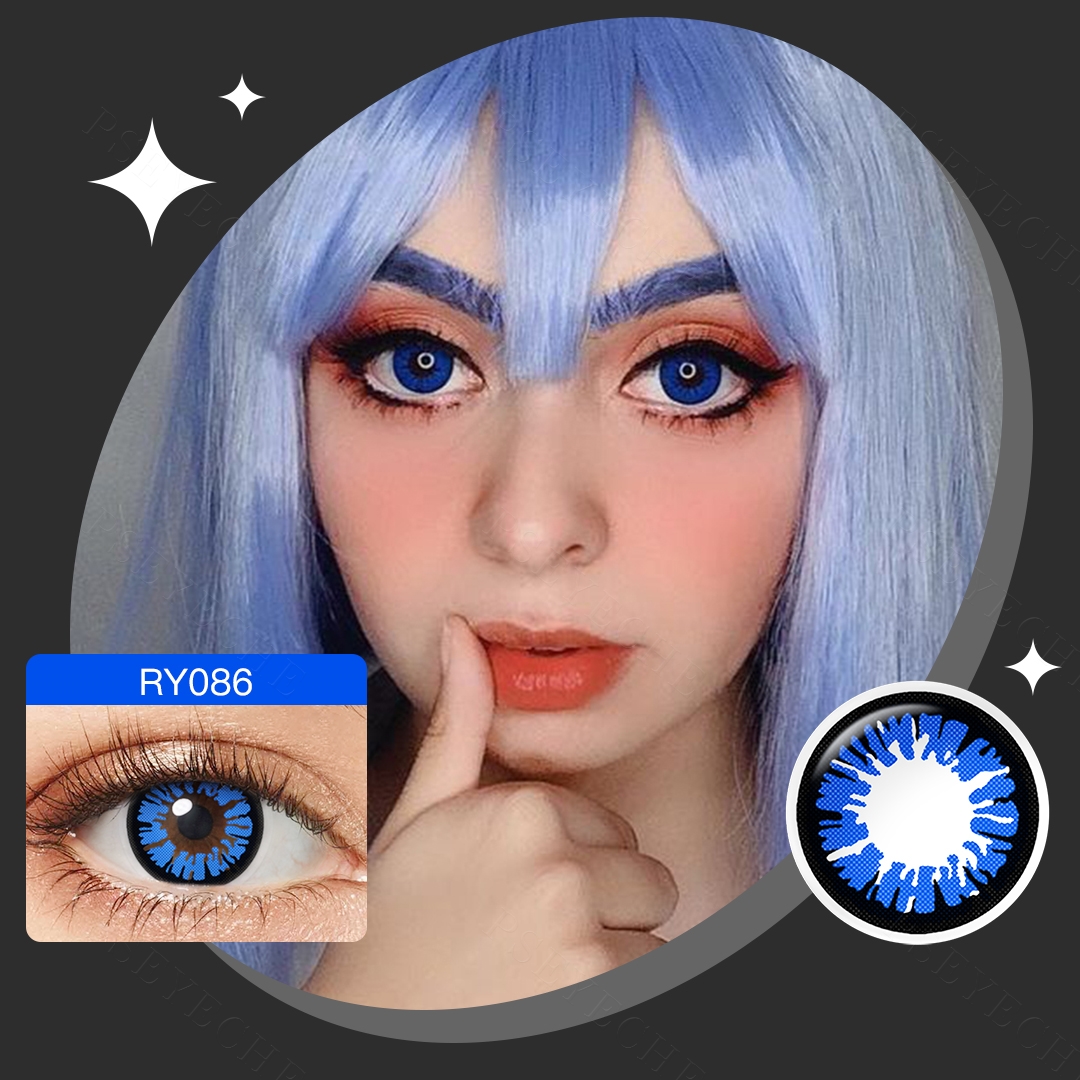 Free Shipping Pseyeche Cosplay Contact Lens Glamor Halloween Contact Lenses Twilight Eye Contacts Cosplay Lentes De Contacto