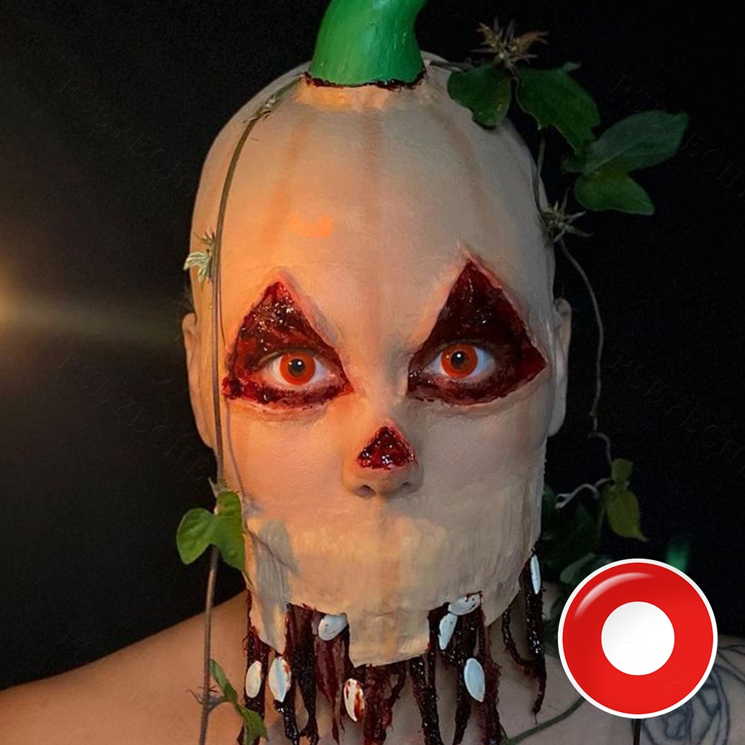 PSEYECHE Cosplay Blind Halloween Contact Lens Blackout Eyes Contact Lenses Crazy Eyes Contacts