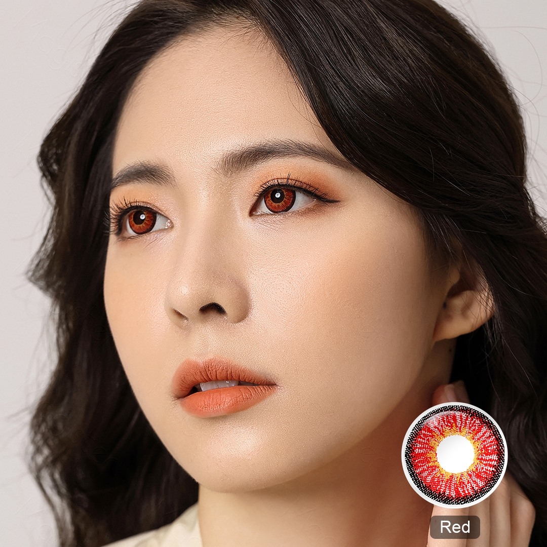 Free Magister NEON sharingan Colored Contact Lenses Cosplay Lenses Contact Cosmetic Colour Lenses Contact Lentille De Couleur