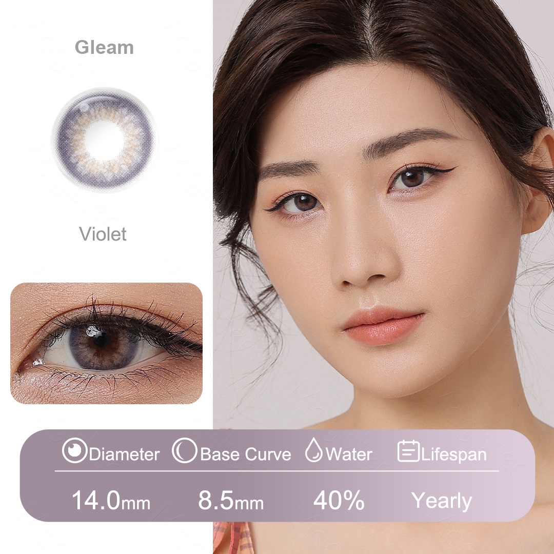 Gleam Eye Lenses Color Contact Lens Sparkle Colored Contacts Soft Circle Contact Lenses Lentes De Contacto De Color Natural