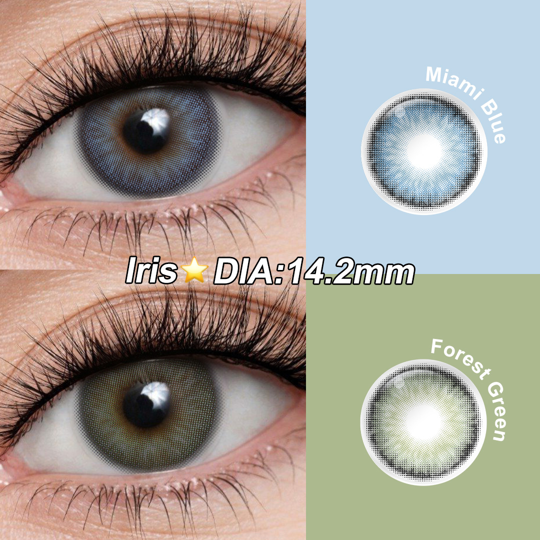 Free Sample Colored Contacts Freshgo Newest Contacts Lenses Color Iris Eye Color Contact Lens 14.2 Eye Lens Lentes De Contato