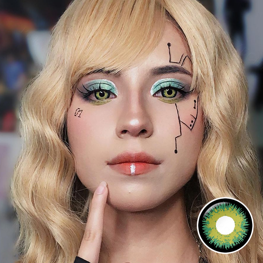 Free Sample Pseyeche Werewolf Contact Lenses Eye Cosplay Soft Lens Lentilles De Yeux Lentes De Contato