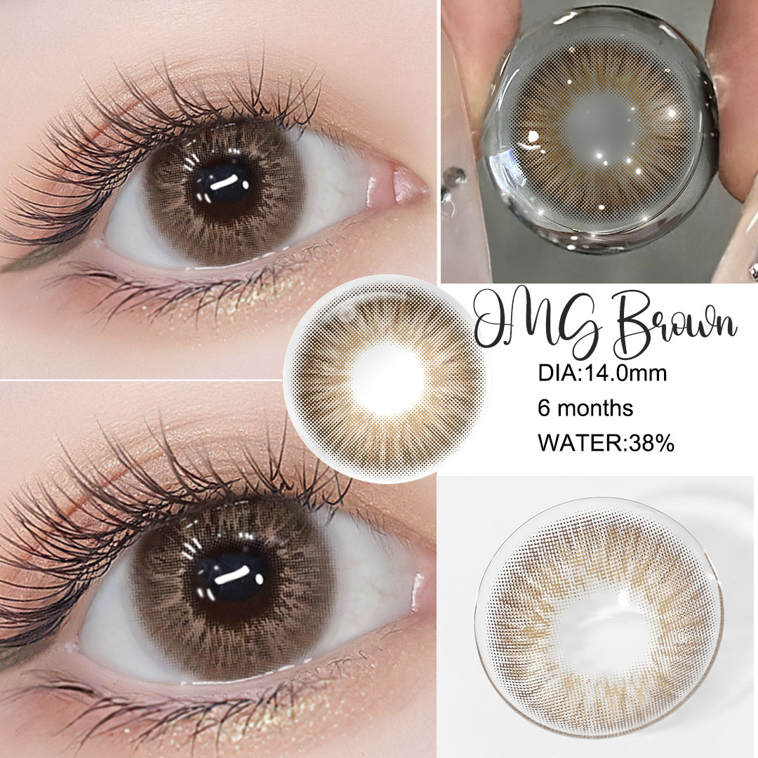 Free Samples Magister OMG Softlens Eye Color Contact Lens Korean Contact Lenses Lensa Kontak Lenses De Contact Lentes De Contato