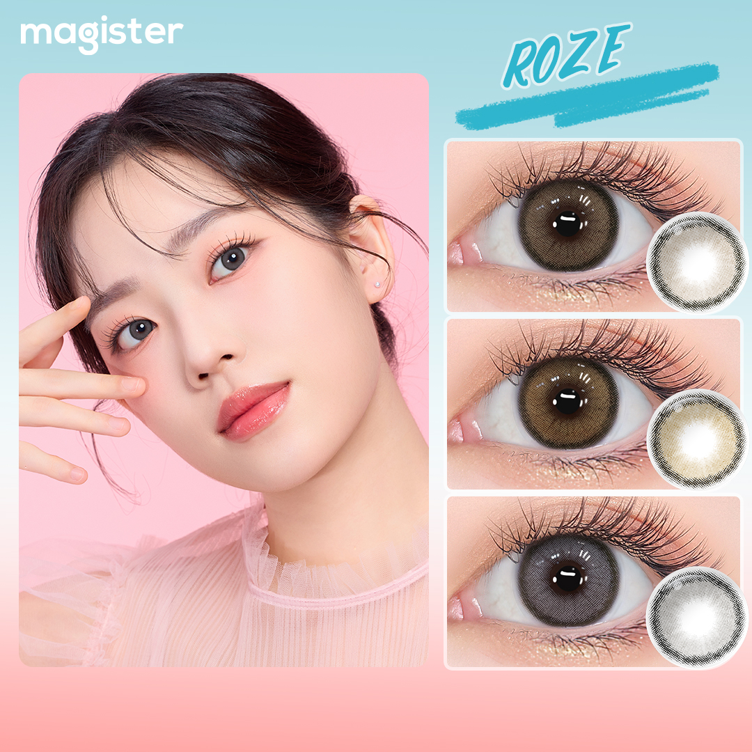Free Sample Magister Roze Colored Contact Lenses Eye Color Lenses Lensa Kontak Lentille Oculaire Lentillas De Colores Lentillas