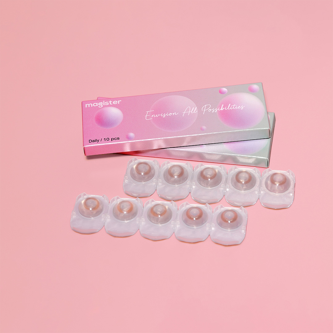 Free Shipping Daily Contact Lenses Magister 5 Pairs Per Box Colored Contacts 50% Water One Day Eye Contact for All Day Comfort